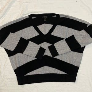 Aqua Cashmere V neck sweater.